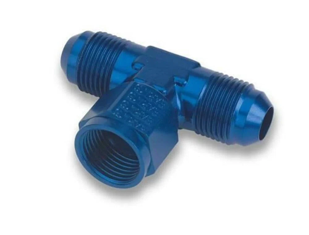 Earls -8 AN Tee - Female Swivel On Branch - 925108ERL